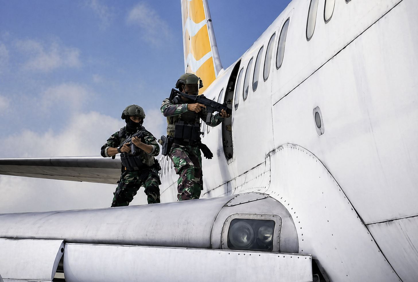 Aksi Senyap Kopaska TNI AL: Lumpuhkan Pembajak dan Jinakkan Bom di Bandara Juanda